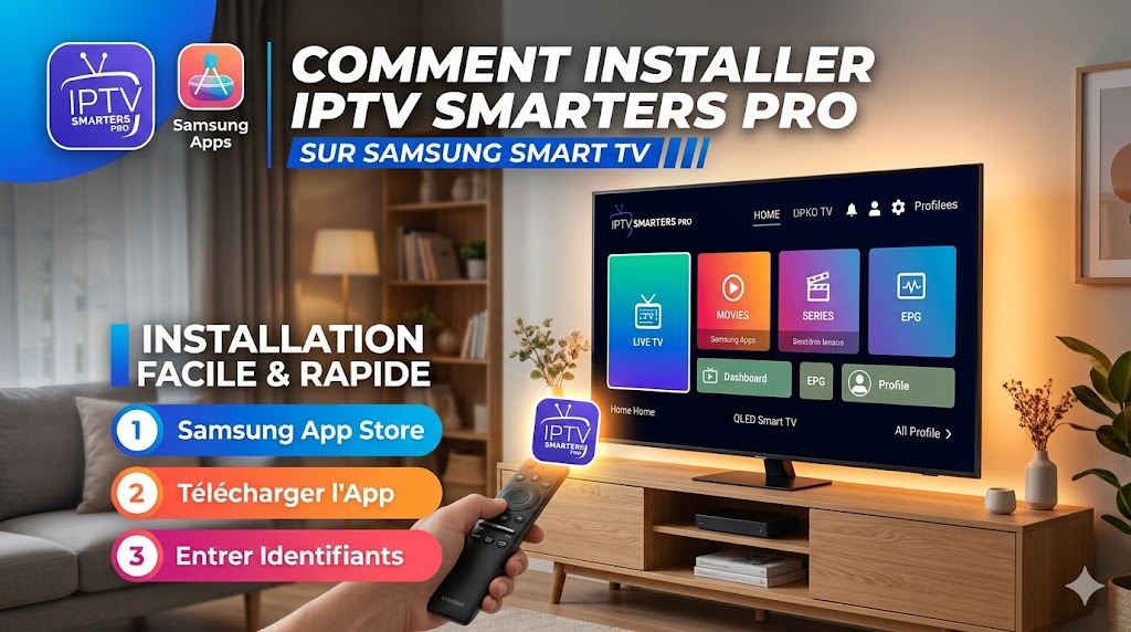 Comment Installer IPTV Smarters Pro sur Samsung Smart TV