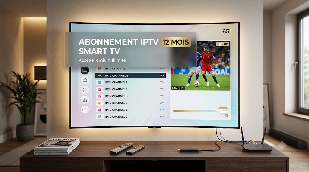 abonnement iptv 12 mois smart tv​